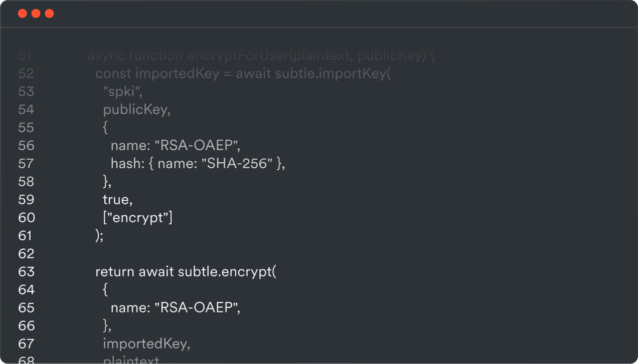 Screeshot of meaningless source-code